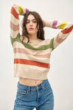 On Trend Striped Sweater