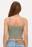 Olive Petals Lace Top