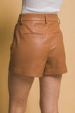 Sweet Smiles Leather Shorts