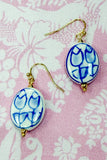 Blue Tulip Earring