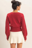 Over Under Wrap Sweater