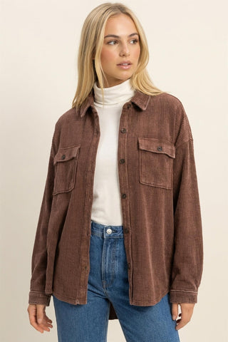 Everyday Waffle Shacket