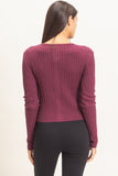 Buttoned Up Cable Cardigan
