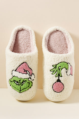 Grinch Christmas Slippers