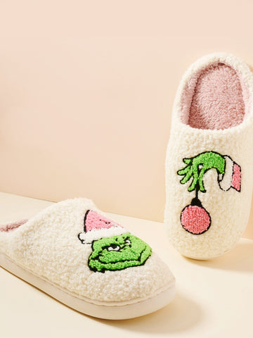 Grinch Christmas Slippers