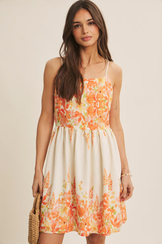 Sunkissed Petals Mini Dress