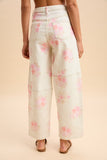 Cottage Bloom Barrel Jeans