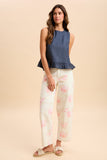 Cottage Bloom Barrel Jeans