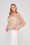 Soft Sands Crochet Sweater