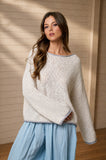 Cozy Contrast Knit Top