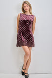 Cherry Noir Mini Dress
