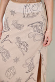 Cowgirl Canvas Skirt