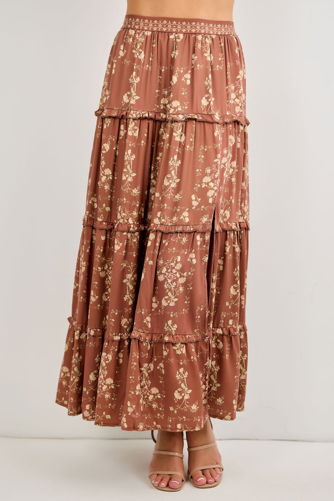 Harvest Rose Maxi Skirt