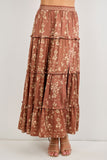 Harvest Rose Maxi Skirt