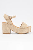 Every Step Counts Sandal in Light Tan