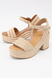 Every Step Counts Sandal in Light Tan