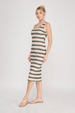 Sorbet Stripe Midi Dress