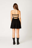 Taking Risks Romper in Black