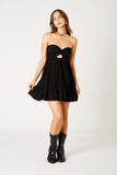 Taking Risks Romper in Black