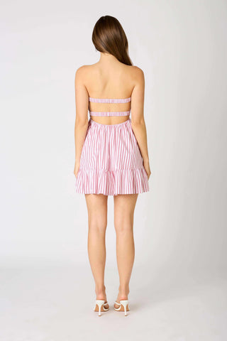 Today's The Day Romper in White/Red