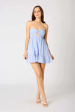 Today's The Day Romper in Chambray