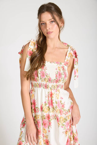 Sunlit Bouquet Midi Dress