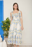 Sunlit Bouquet Midi Dress