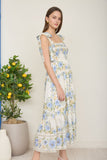Sunlit Bouquet Midi Dress