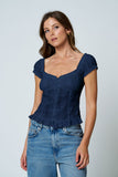 Navy Darling Top
