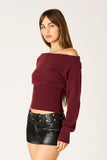 Nightfall Off-Shoulder Sweater