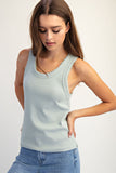 Calm Coast Ribbed Tank