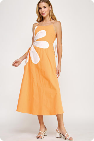 Statement Bloom Midi Dress