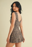 Street Style Dress in Leopard