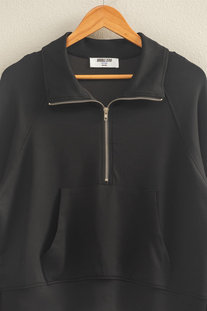 トップス SEE SEE NYLONPULLOVER W DRAWSTRINGS Champion™ Athletic 1/4 Zip Jacket with Reflective Dropline
