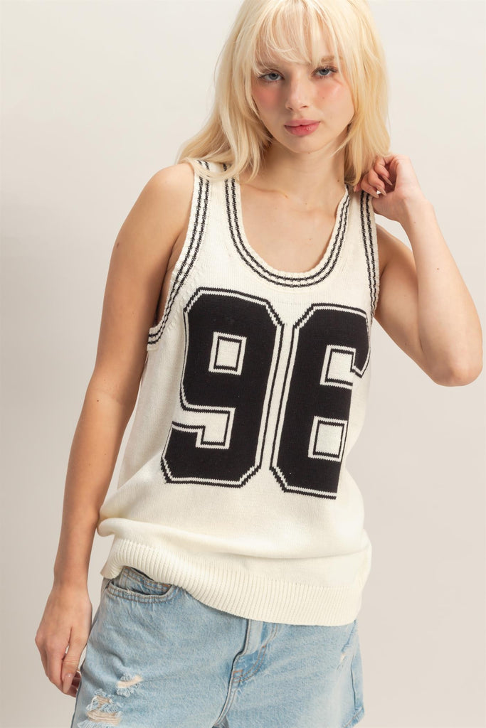 Varsity 96 Sweater Tank