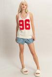 Varsity 96 Sweater Tank