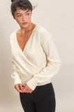 Over Under Wrap Sweater