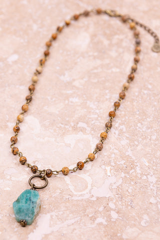 Courtney Necklace in Jasper