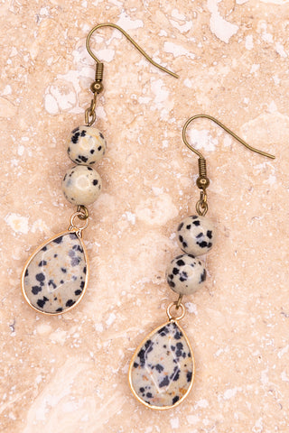 Sasha Earring in Dalmation