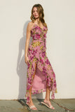 Rosewater Ruffle Maxi Dress