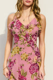 Rosewater Ruffle Maxi Dress