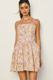 Spring Blossom Mini Dress