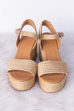 Every Step Counts Sandal in Light Tan