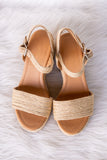 Every Step Counts Sandal in Light Tan