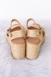 Every Step Counts Sandal in Light Tan