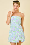 Lavender Bloom Mini Dress
