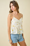 Honeyblossom Tie Top