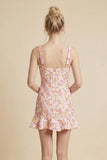 Blushing Blooms Mini Dress