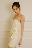 Petal Veil Mini Dress