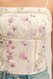 Secret Garden Eyelet Top